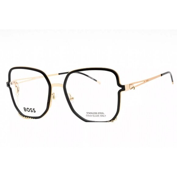 HUGO BOSS Eyeglasses HB1394-2M2-55 Size 55/17/geometric BRAND NEW W CASE